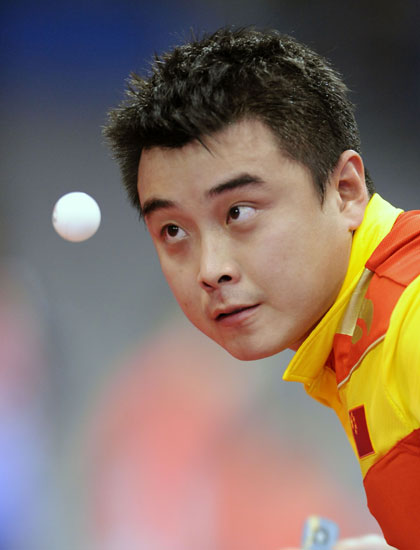 中国队轻取日本队，王皓刷新纪录